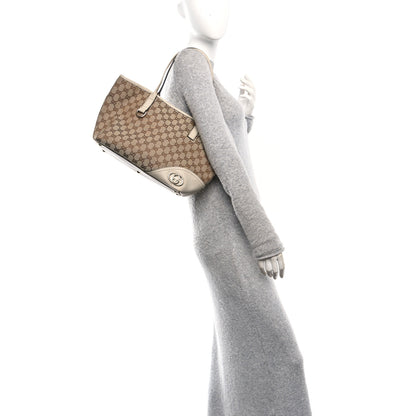 Gucci Monogram Medium New Britt Tote Off White 2 of 10