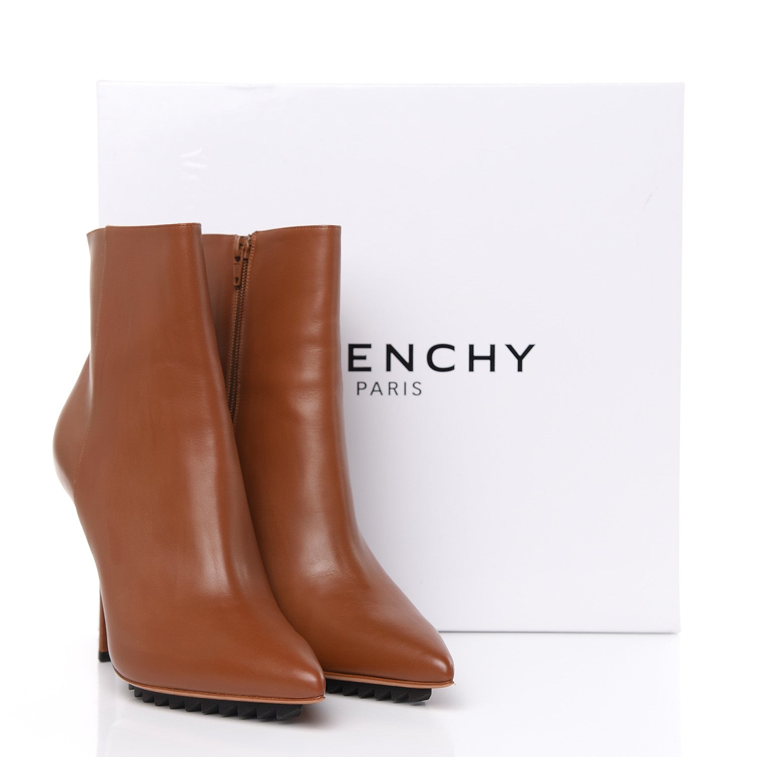 Givenchy Calfskin Strettoia Ankle Bootie 39 Caramel 9 of 9