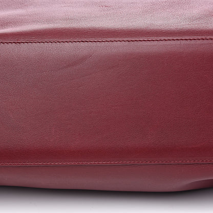 Chanel Deerskin Drawstring Shoulder Bag Red 10 of 12
