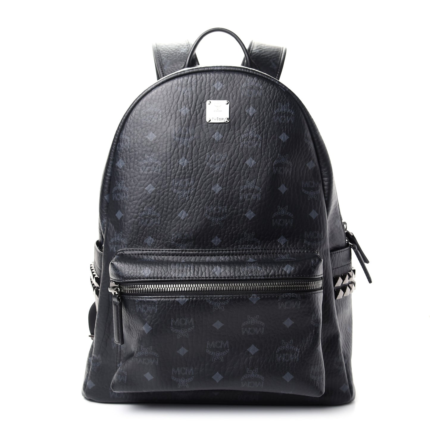 Visetos Medium Side Studs Stark Backpack Black