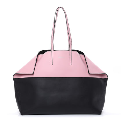 Alexander McQueen Calfskin Butterfly Tote Black Rose 1 of 11