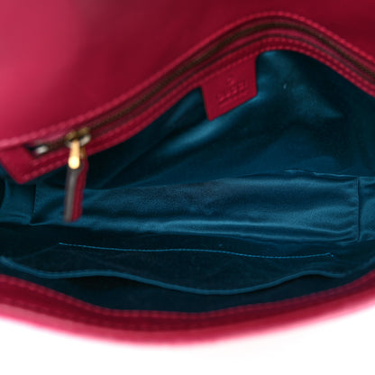 Gucci Velvet Matelasse Blind for Love Embroidered Medium GG Marmont Shoulder Bag Light Raspberry Rose Multicolor 5 of 10