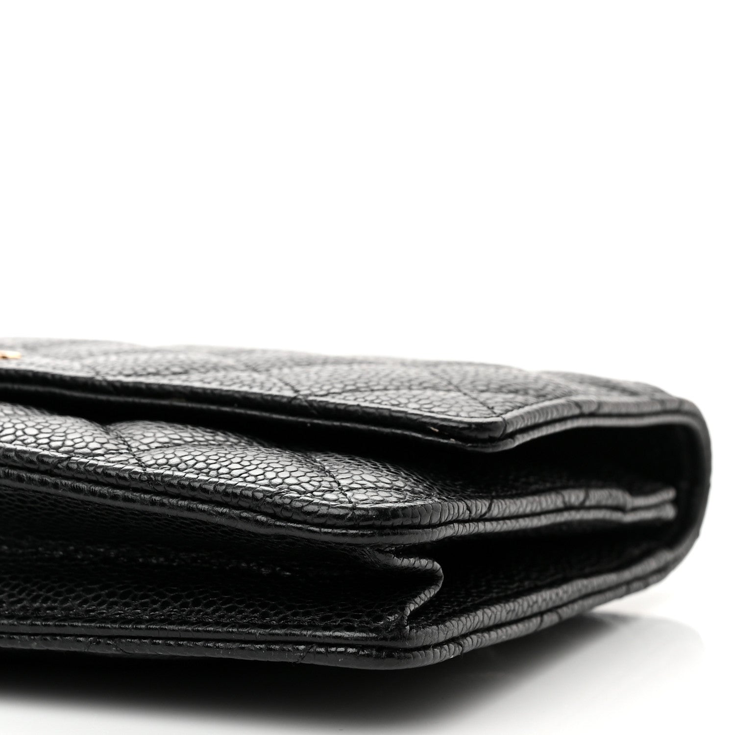 Chanel Caviar Quilted Wallet On Chain WOC Black 10 of 11
