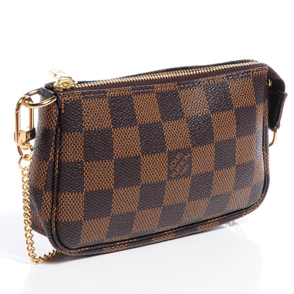 Louis Vuitton Damier Ebene Mini Pochette Accessories 3 of 7