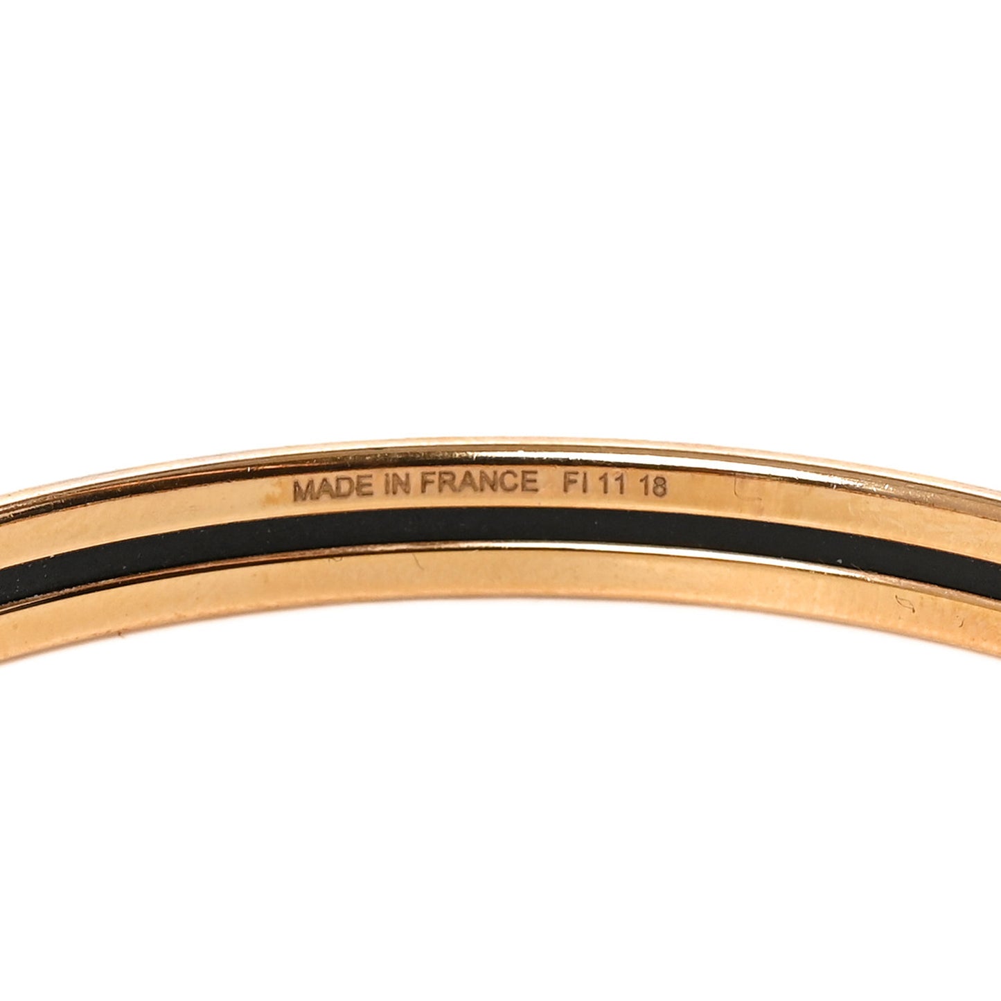 Enamel Extra Narrow Uni Bracelet 65 Rose