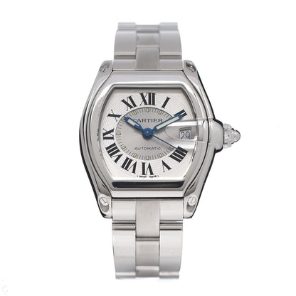 Cartier Stainless Steel 37mm Roadster Automatic Watch 1 of 9