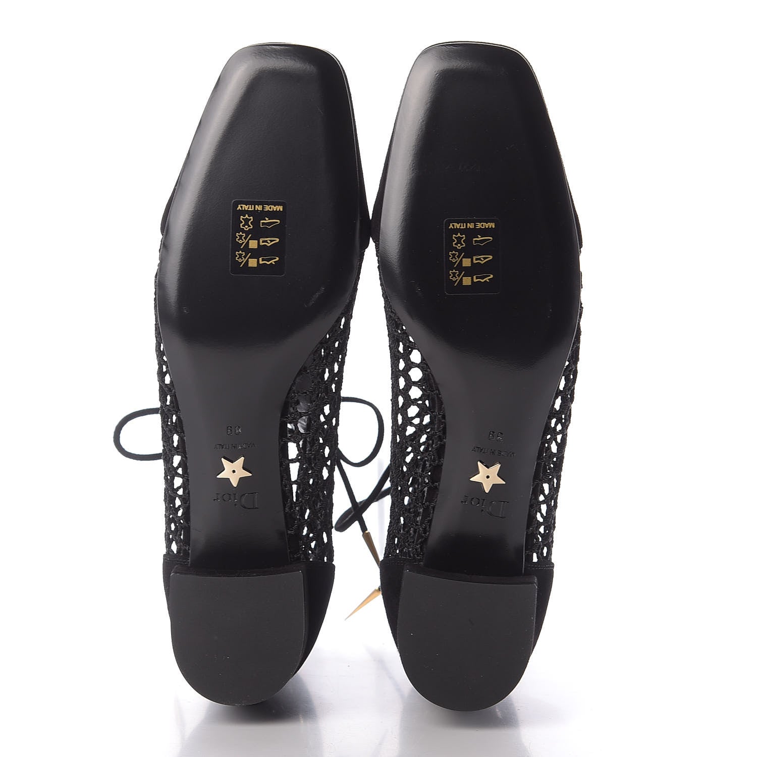 Christian Dior Suede Resille Naughtily-D 30mm Ankle Boots 39 Black 9 of 11