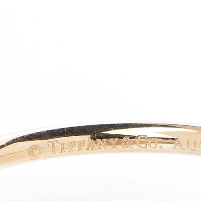 Tiffany Platinum 18K Yellow Gold .16ct Diamond Bezet Ring 49.5 5 4 of 7