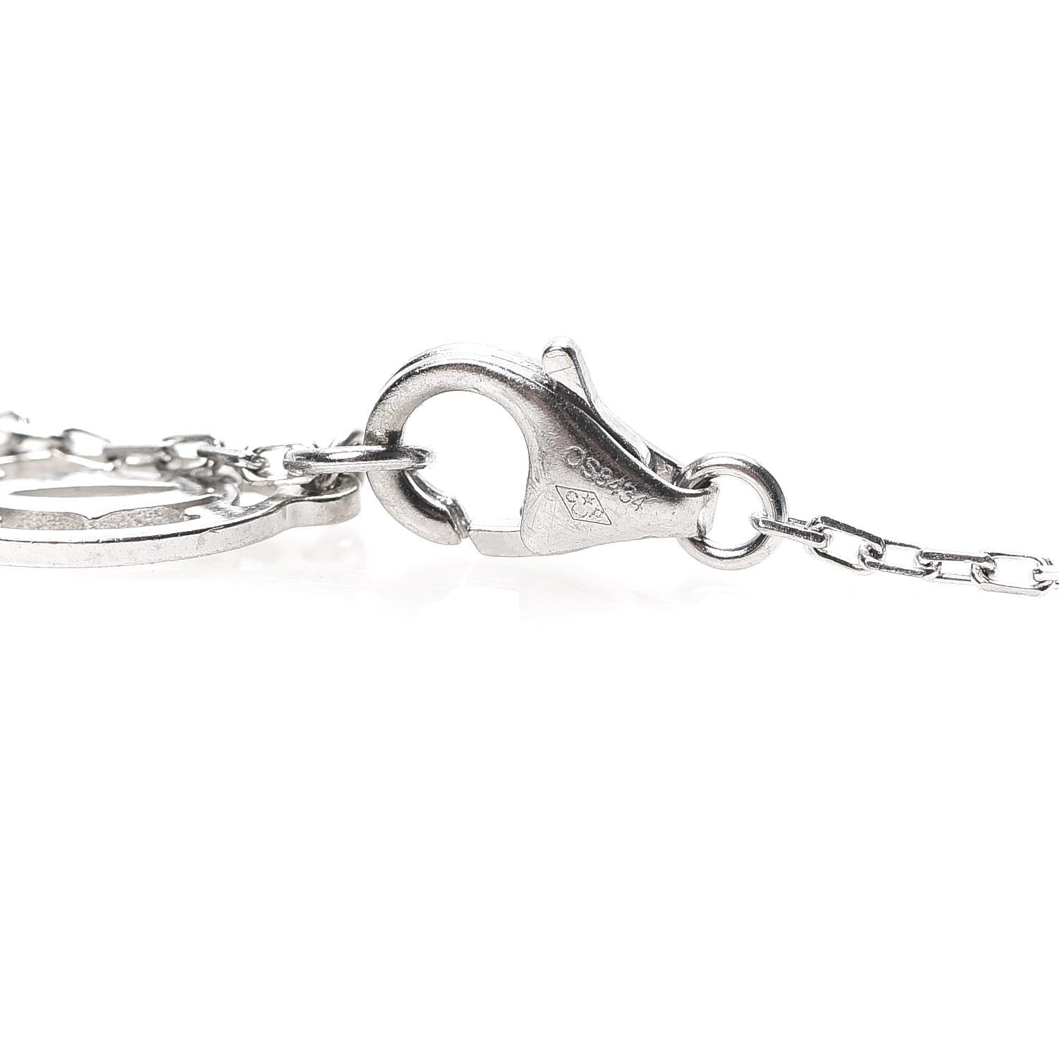 Cartier 18K White Gold Diamond SM D'Amour Pendant Necklace 5 of 6