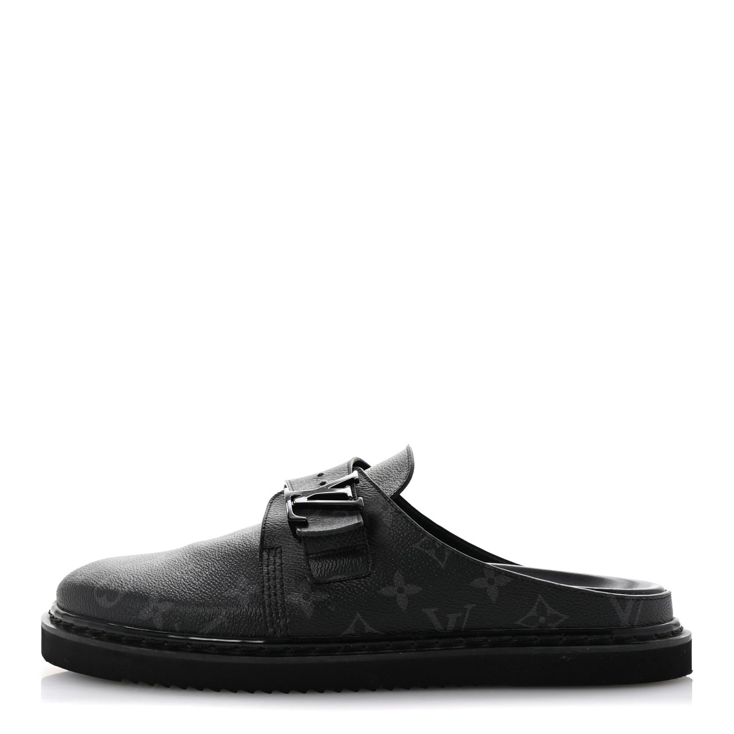 Monogram Eclipse LV Easy Mens Mule 8 Black