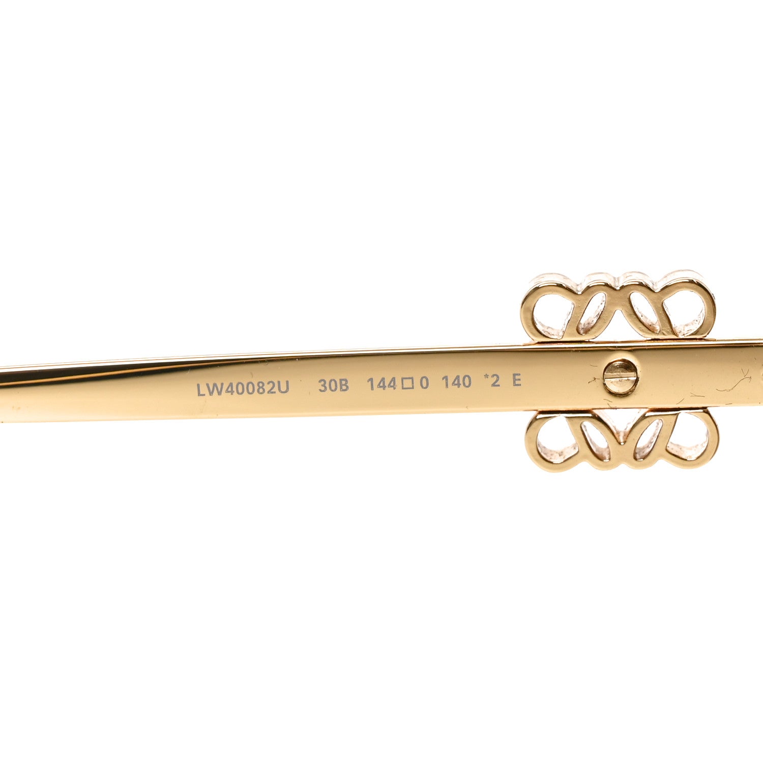 Loewe Metal Anagram Square Frame Sunglasses LW40082U Gold 6 of 7