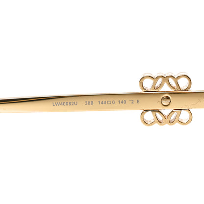 Loewe Metal Anagram Square Frame Sunglasses LW40082U Gold 6 of 7