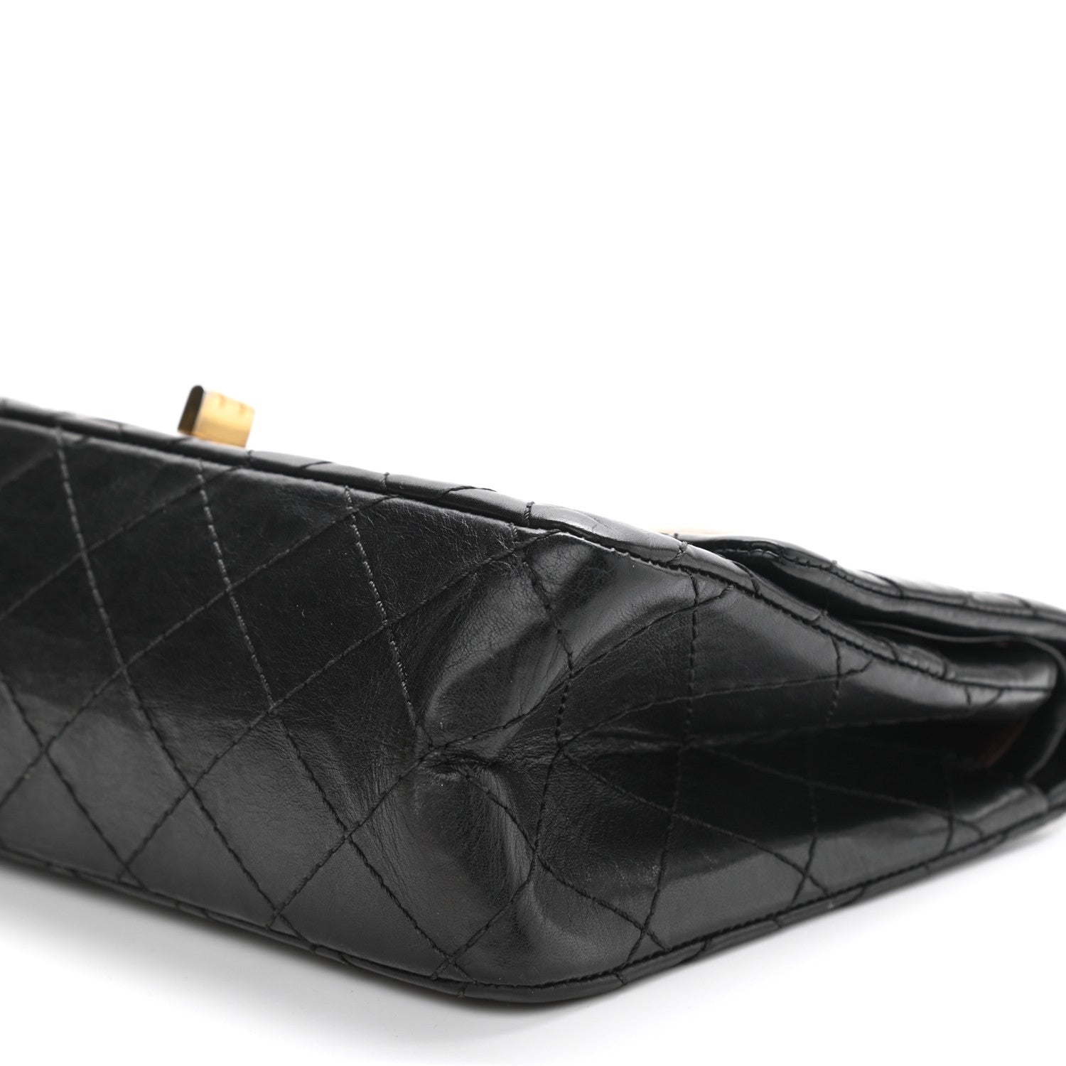Chanel Aged Calfskin Quilted 2.55 Reissue 225 Flap Black 10 of 12