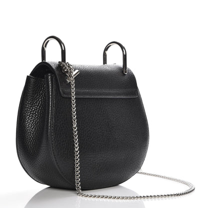 Chloe Grained Lambskin Mini Drew Shoulder Bag Black 3 of 7
