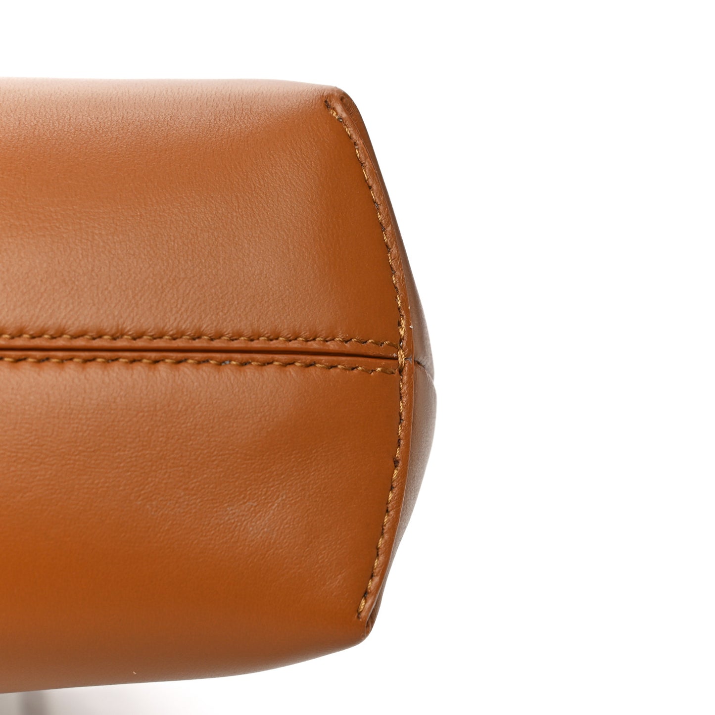 Shiny Nappa Small Fendi First Caramello