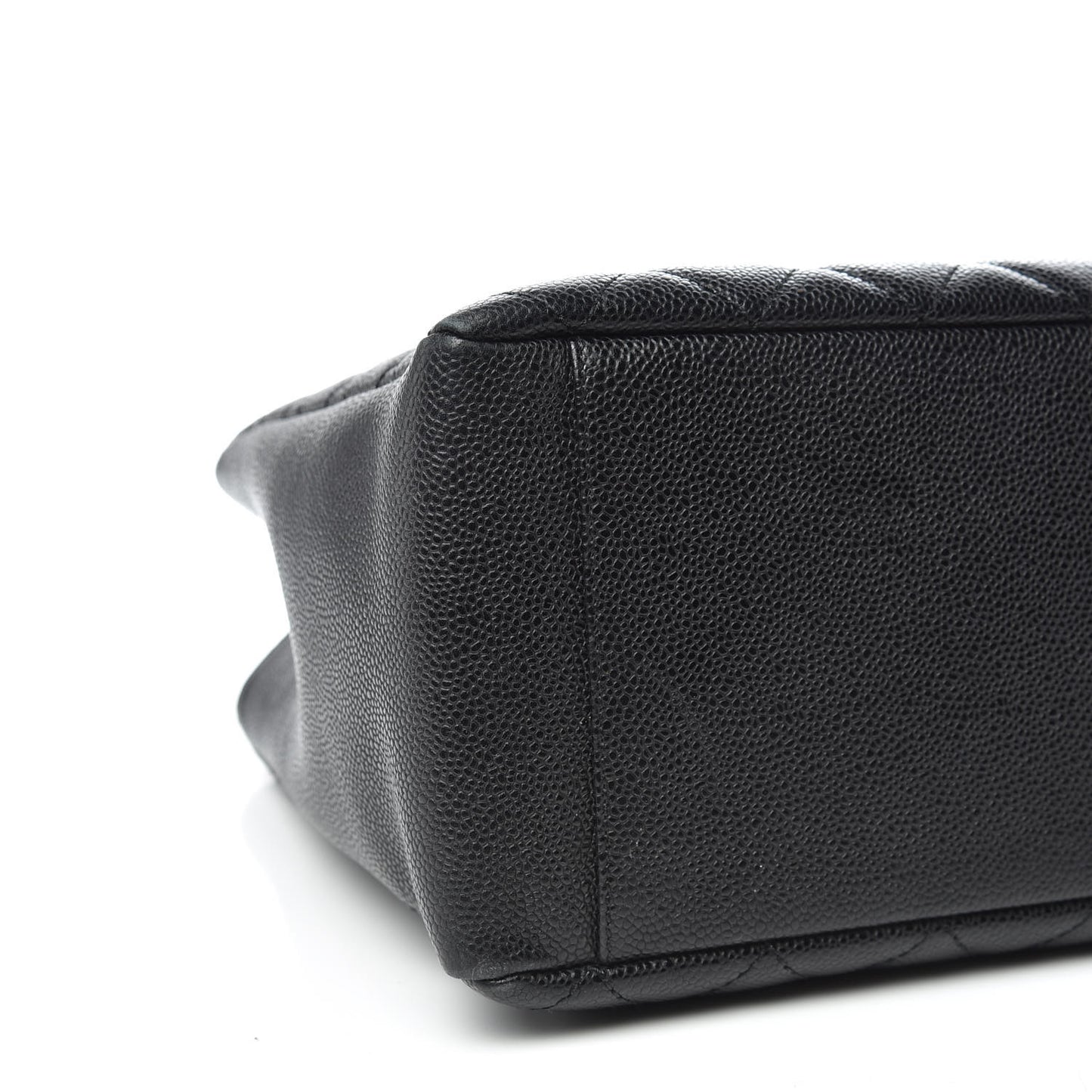 Caviar Quilted Grand Shopping Tote GST Black