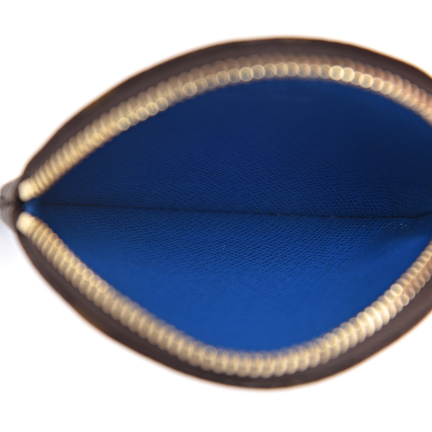 Monogram 2019 Christmas Animation Round Coin Purse Blue