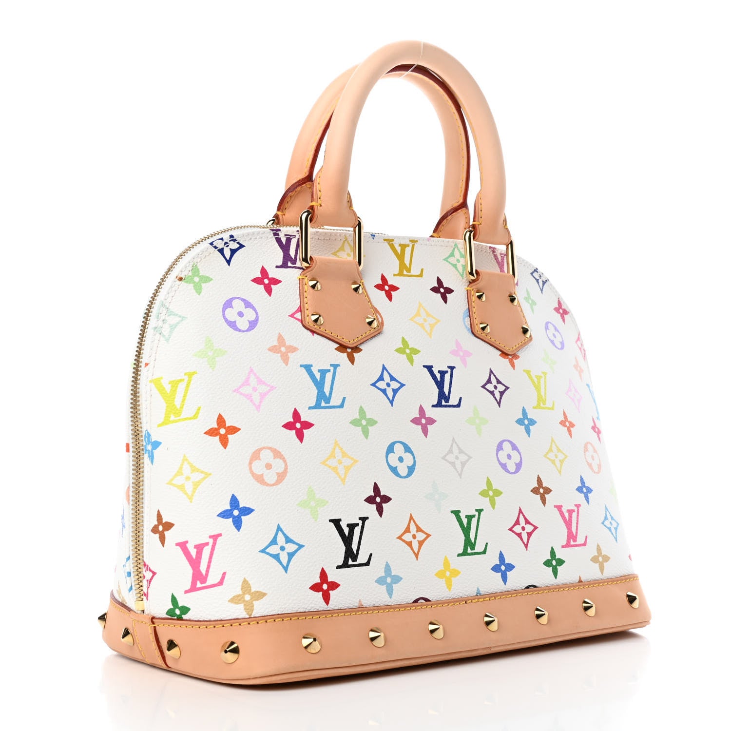 Louis Vuitton Monogram Multicolor Alma White 2 of 5
