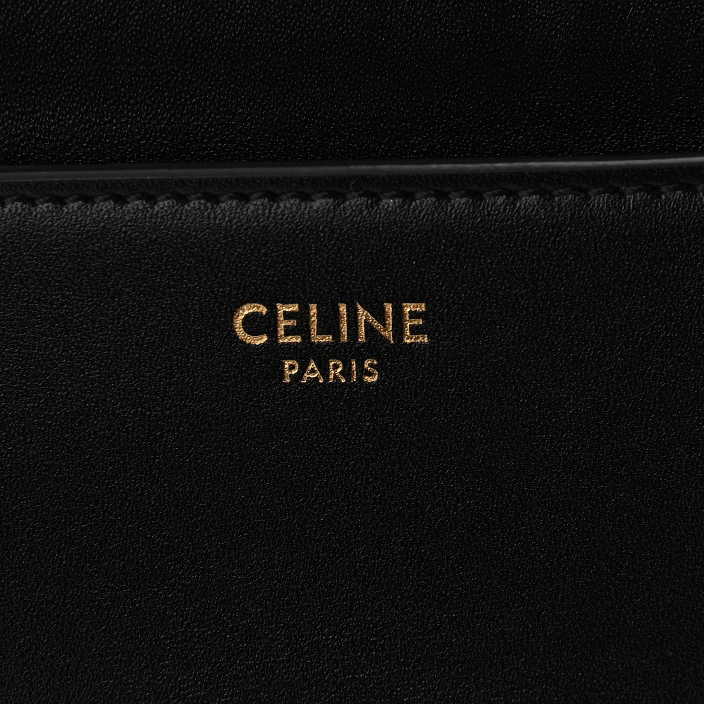 Satinated Calfskin Small 16 Top Handle Bag Black