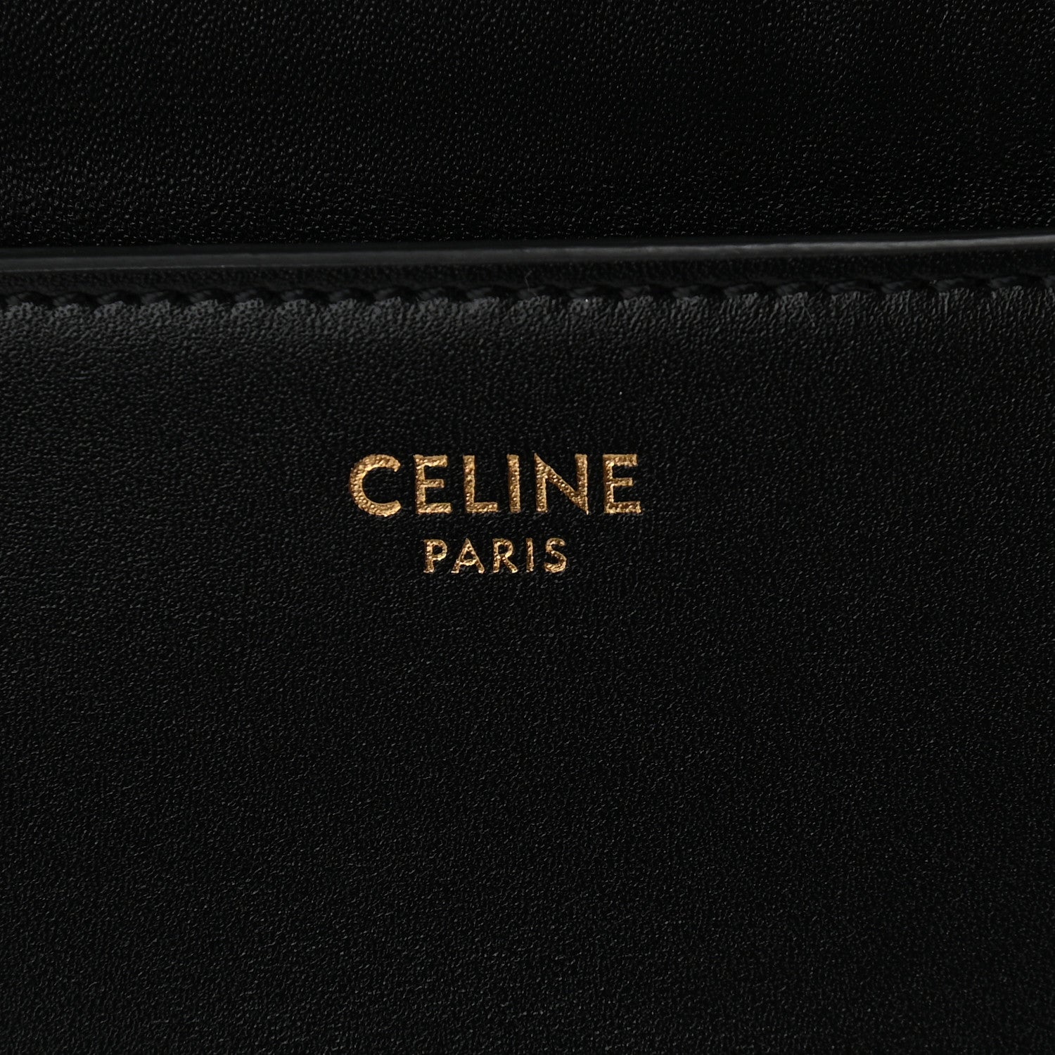 Celine Satinated Calfskin Small 16 Top Handle Bag Black 6 of 9