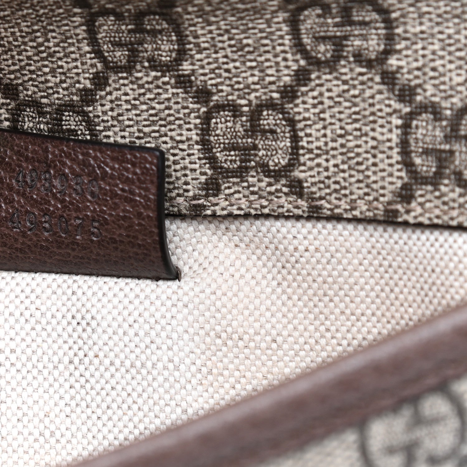 Gucci GG Supreme Monogram Neo Vintage Web Belt Bag Brown 8 of 11