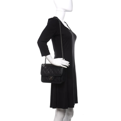 Chanel Calfskin Quilted Mini French Riviera Flap Black 2 of 11