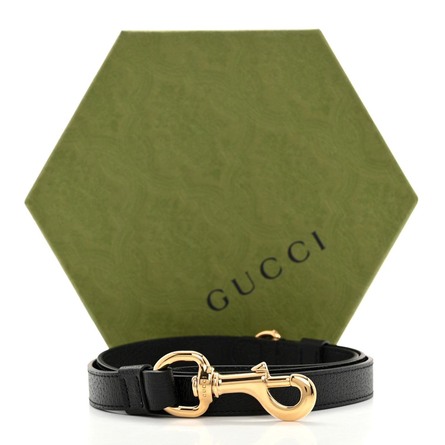 Gucci Calfskin Pet Leash Black 5 of 5
