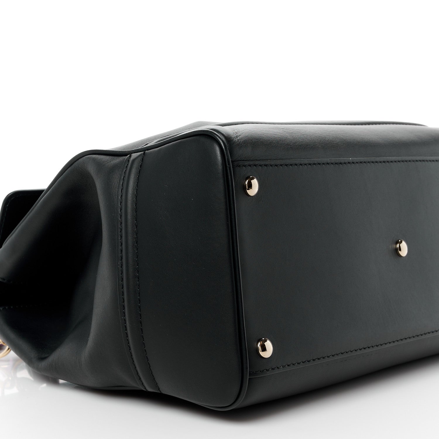 Versace Calfskin Large Palazzo Empire Bag Black 11 of 17