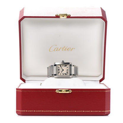 Cartier Stainless Steel 25mm Tank Francaise Quartz Watch 6 of 6