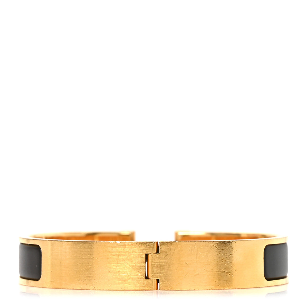 Matte Enamel Narrow Clic Clac HH Bracelet T4 Black