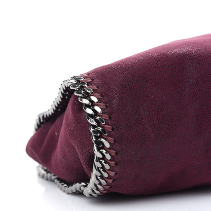 Stella McCartney Shaggy Deer Mini Falabella Fold Over Tote Plum 8 of 9