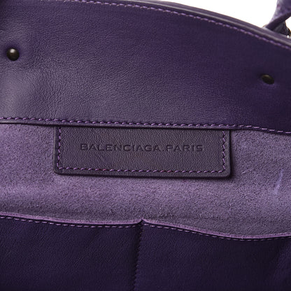 Balenciaga Veau Mini Papier Tote Purple 6 of 11