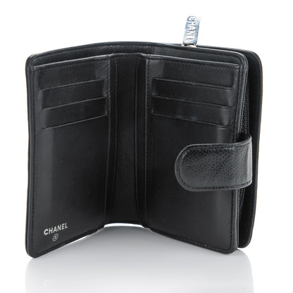 Chanel Caviar Timeless CC French Wallet Black 5 of 10