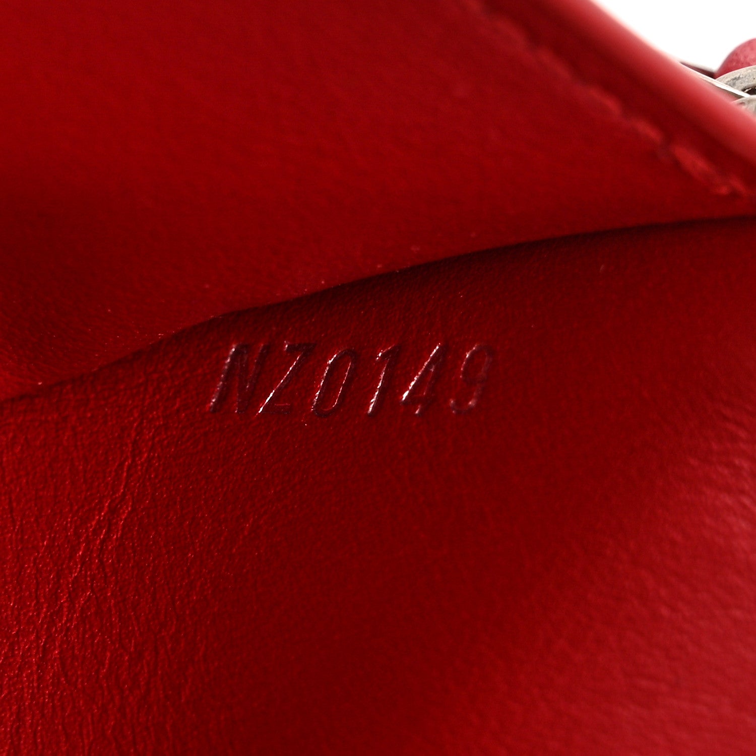 Louis Vuitton Calfskin New Wave Compact Wallet Rouge 7 of 7