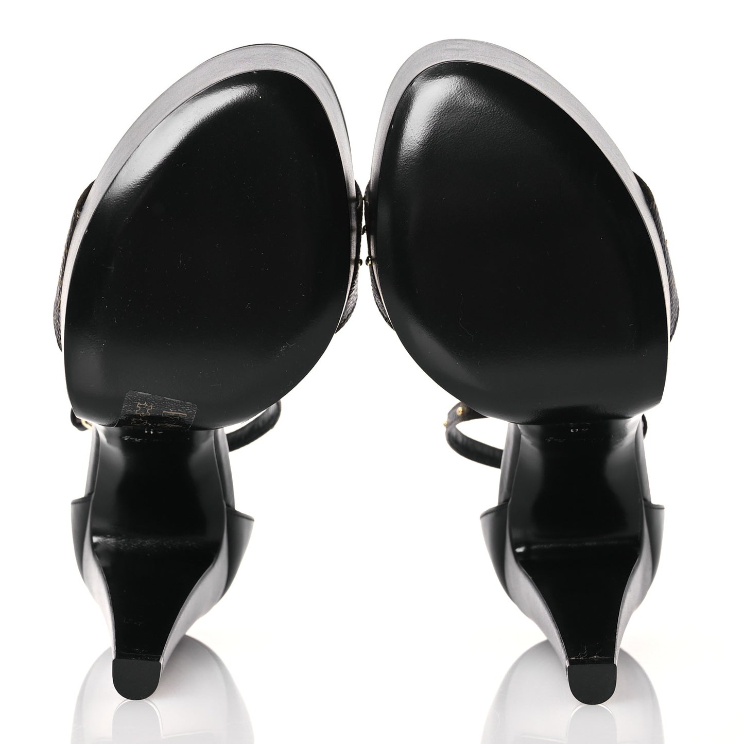Monogram Afterglow Platform Sandals 40 Black