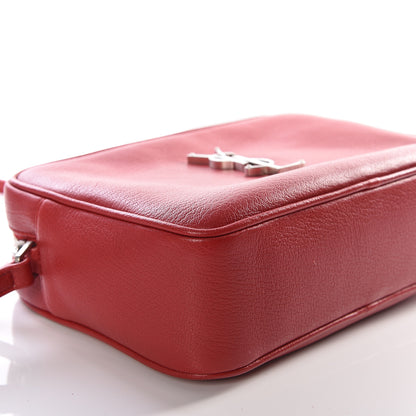 Saint Laurent Lambskin Monogram Lou Camera Bag Eros Red 5 of 9