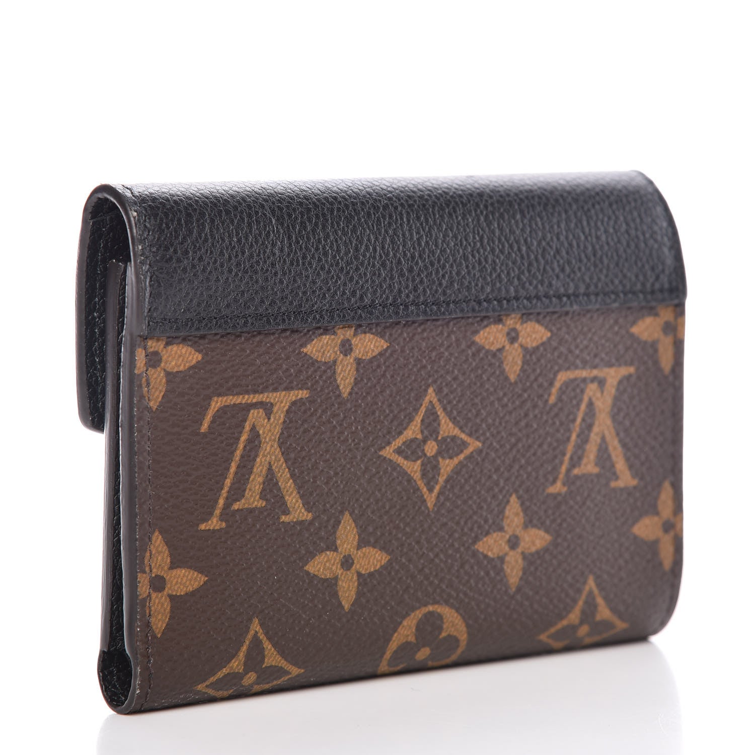 Louis Vuitton Monogram Pallas Compact Wallet NM Black 3 of 8
