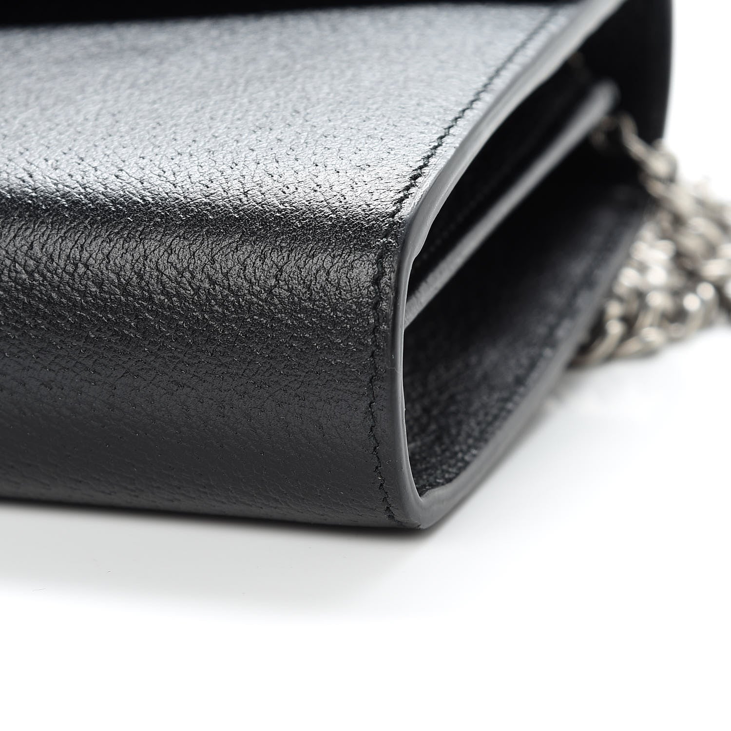 Gucci Calfskin Web Mini Dionysus Chain Wallet Black 10 of 11