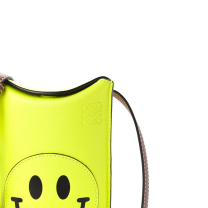 Loewe Smooth Calfskin Smiley Face Gate Pocket Neon Yellow 11 of 11