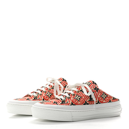 Louis Vuitton Nylon Monogram Crafty Open Back Sneaker 38 3 of 8