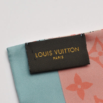 Louis Vuitton Silk Monogram Jungle 16 Bandeau Menthe 4 of 6
