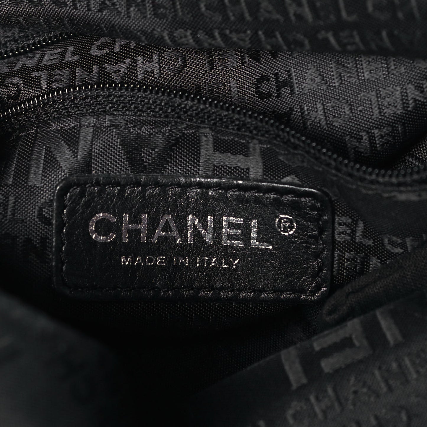 Lambskin Stitched Medium Ultimate Soft Tote Black