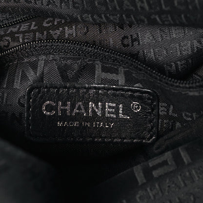 Chanel Lambskin Stitched Medium Ultimate Soft Tote Black 6 of 10