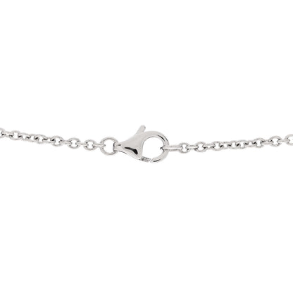 Cartier 18K White Gold Interlocking LOVE Necklace 5 of 6
