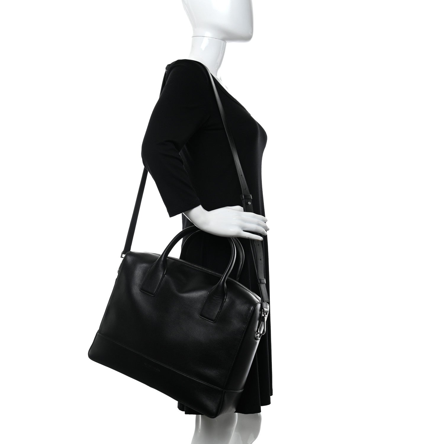 Bottega Veneta Calfskin Briefcase Black 2 of 10