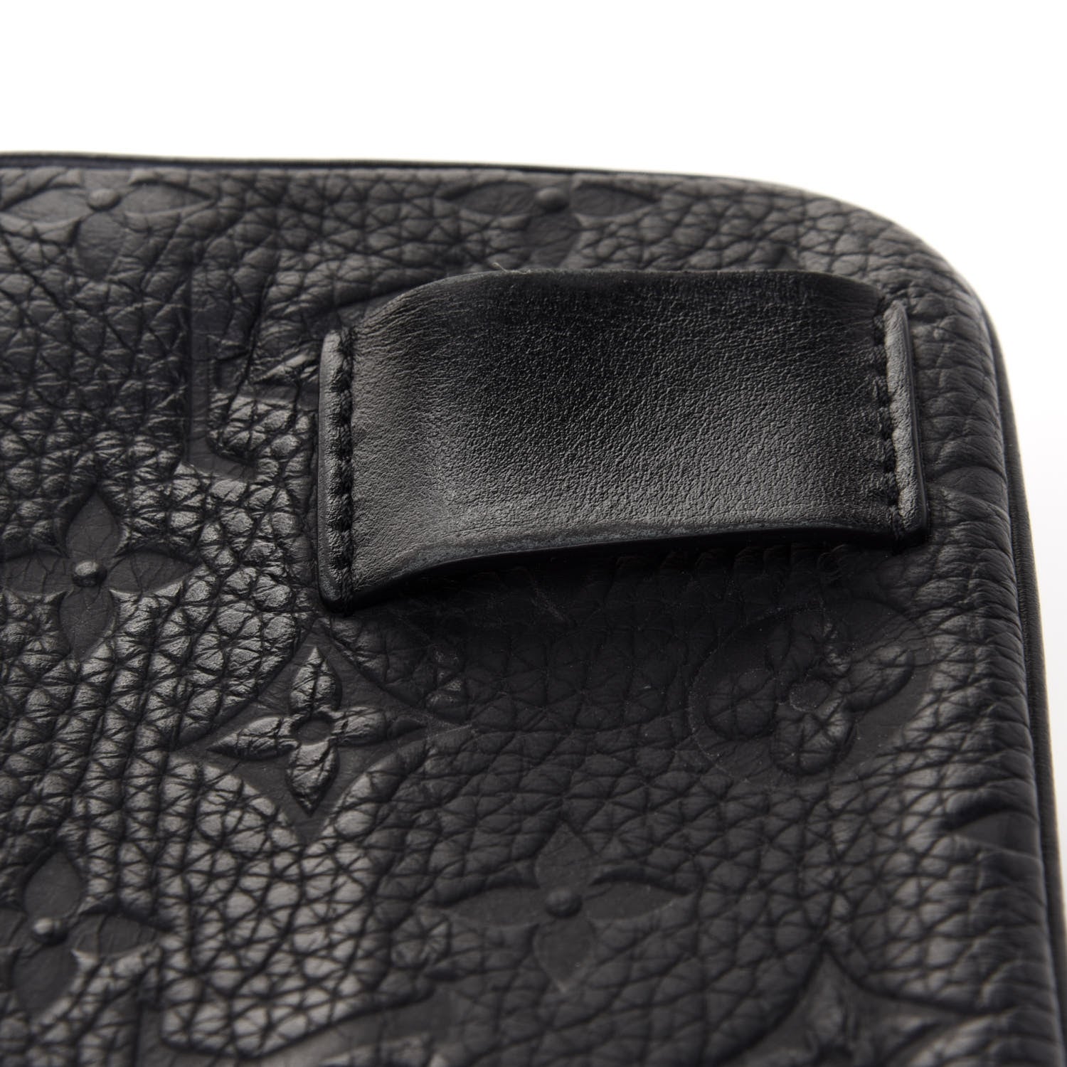 Louis Vuitton Taurillon Monogram Uniformes Solar Ray Soft Pochette Volga Belt Bag Black 11 of 14