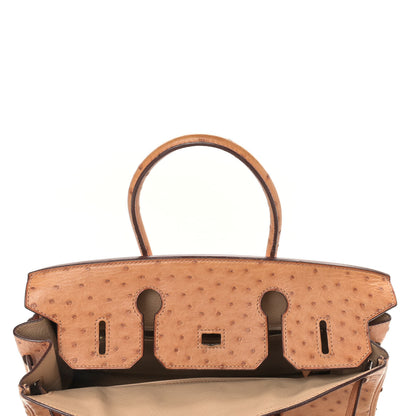 Hermes Ostrich Birkin 30 Sable 13 of 41