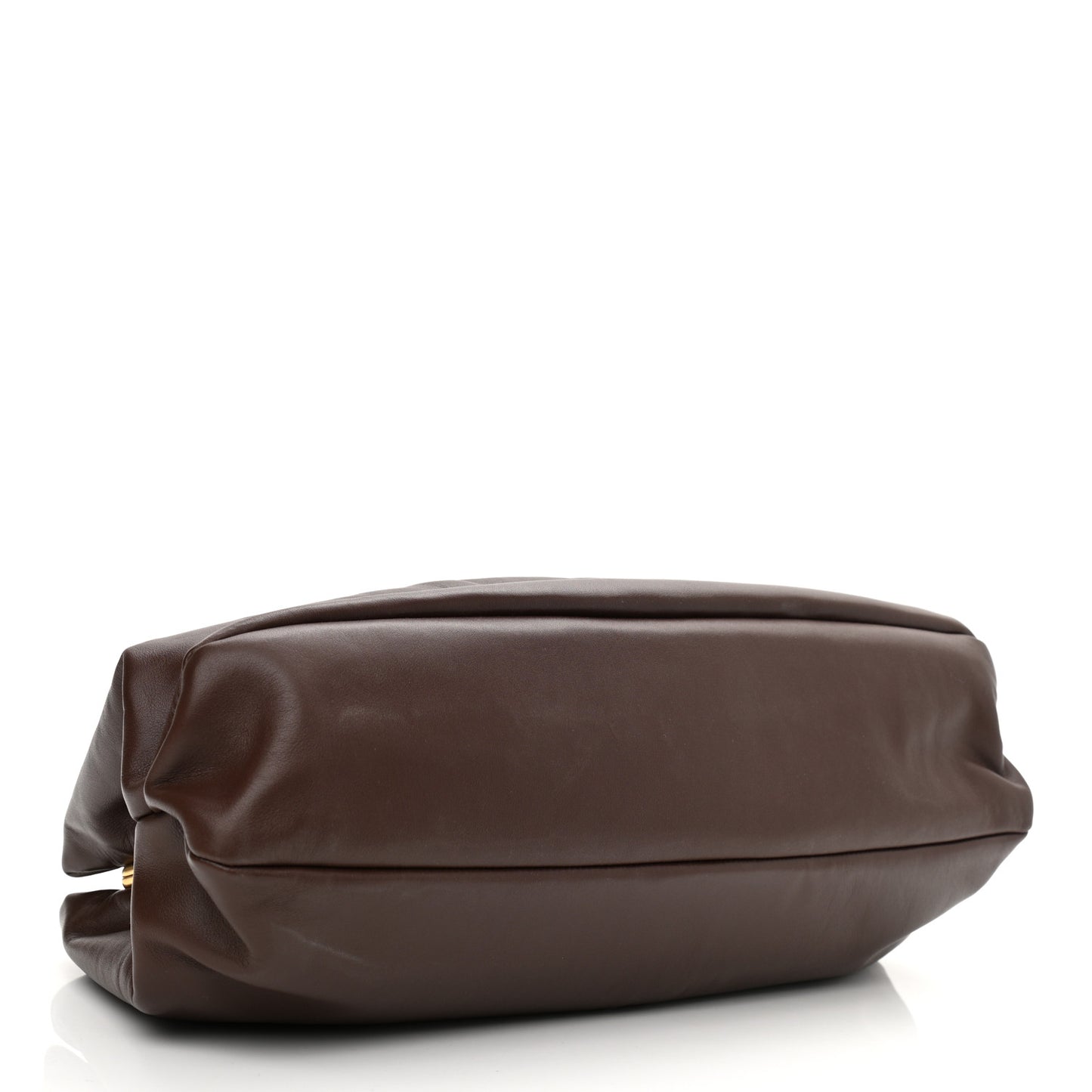 Calfskin Medium Purse Bag Dark Brown