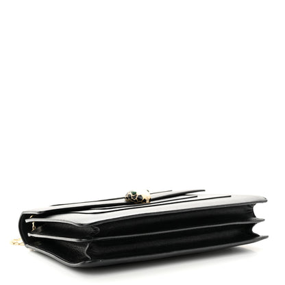 Bulgari Calfskin Serpenti Forever Crossbody Bag Black 4 of 16