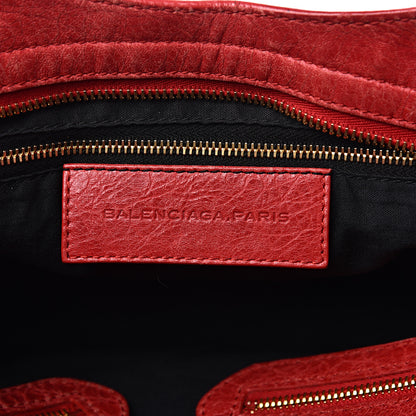 Balenciaga Agneau Giant 12 Gold Hardware City Rouge Cardinal 5 of 13